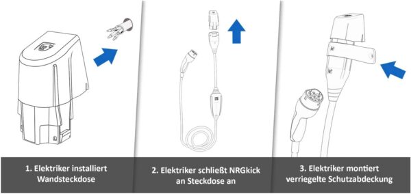 NRGkick Pure 32A Ladeleistung 22 kW, mobile Wallbox ohne Installation – Bild 3