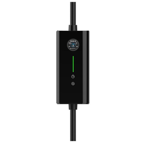 Mobile Ladestation zum laden an Starkstromsteckdosen (CEE 16A Rot) 5/10 Meter Typ2 Kabel optional mit 2 Adaptern – Bild 3