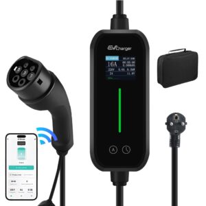 E-Auto Ladekabel mit Stromzähler