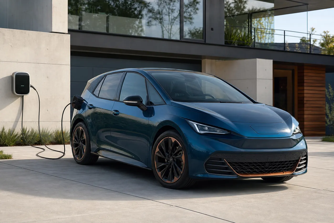 Cupra Born zuhause mit mobiler Wallbox laden