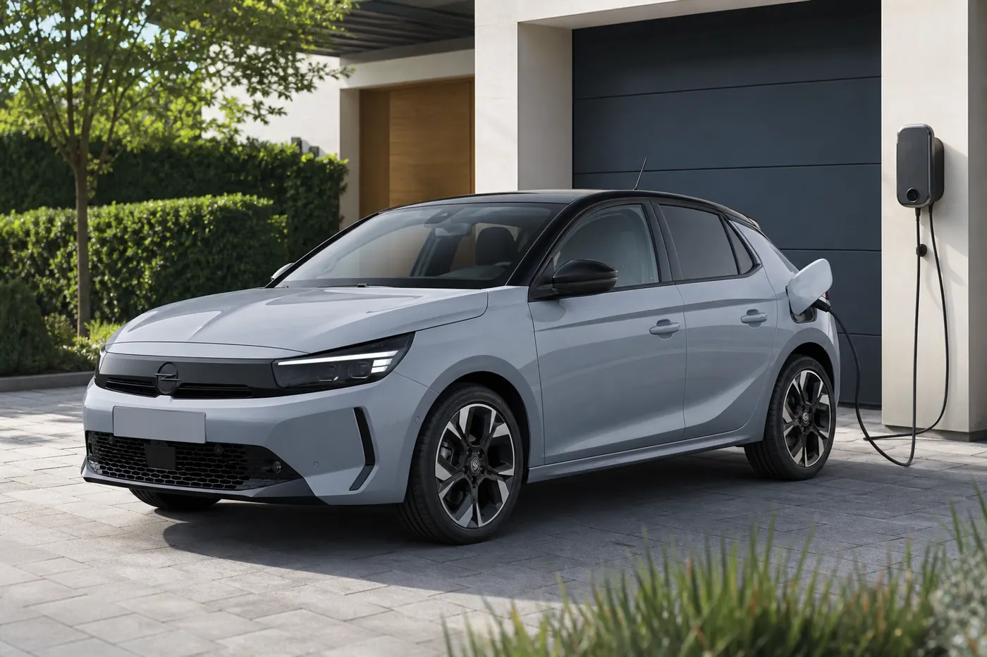 Opel Corsa Electric zuhause mit mobiler Wallbox laden