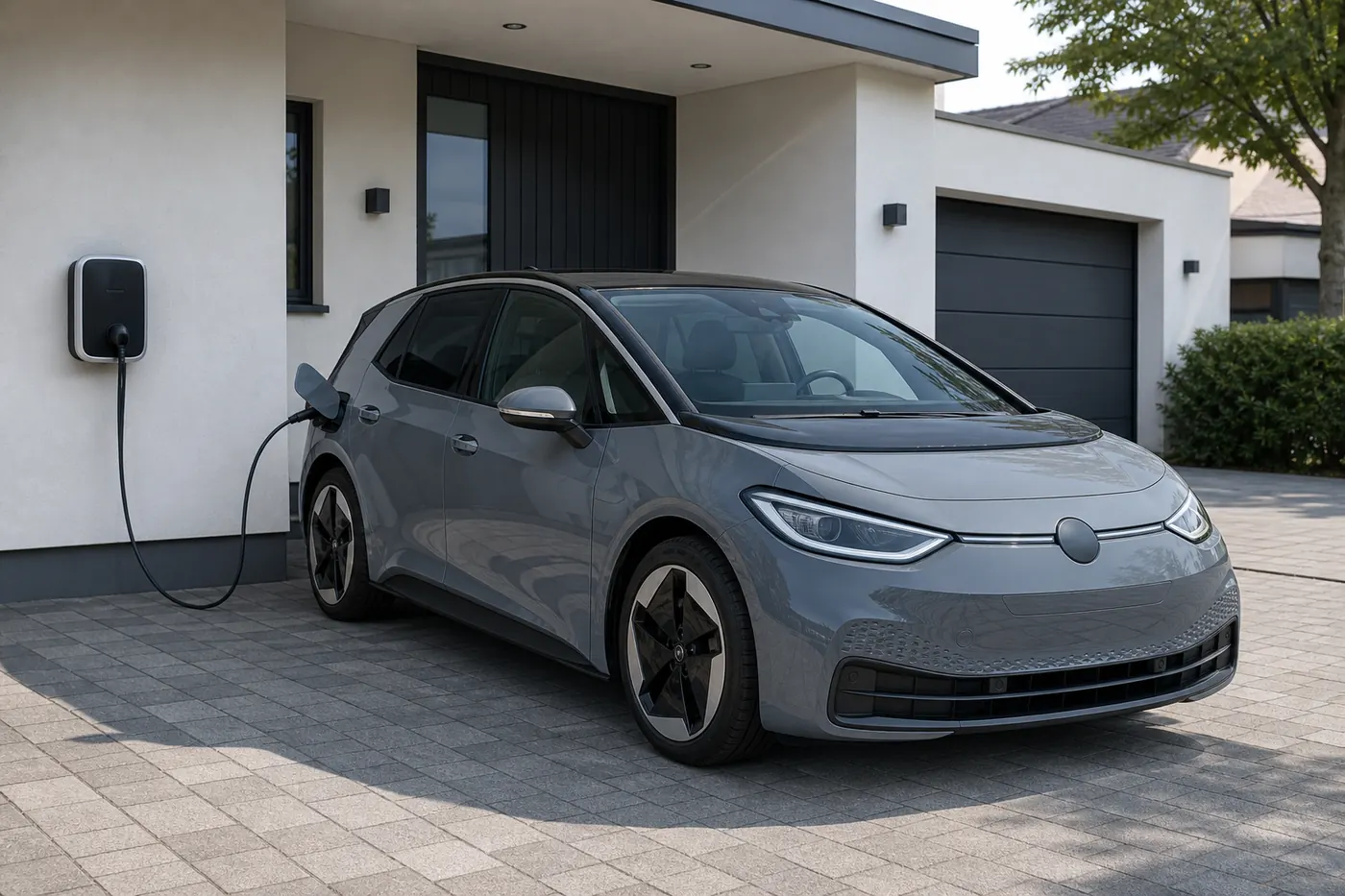 VW ID.3 zuhause mit mobiler Wallbox laden