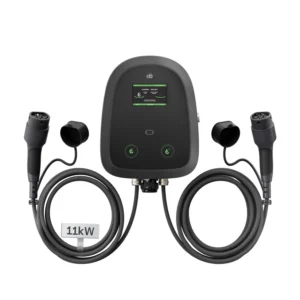 Dual Wallbox mit 2 Ladepunkten 2 x 11kW, RFID, APP Steuerung, Stromzähler und OCPP 1.6J, §14a konform.
